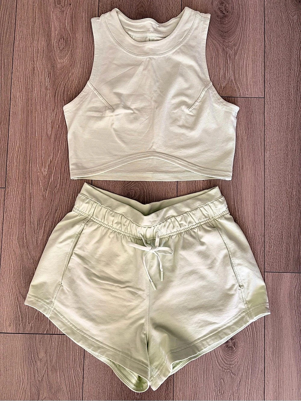Lululemon light green Two-Piece Set